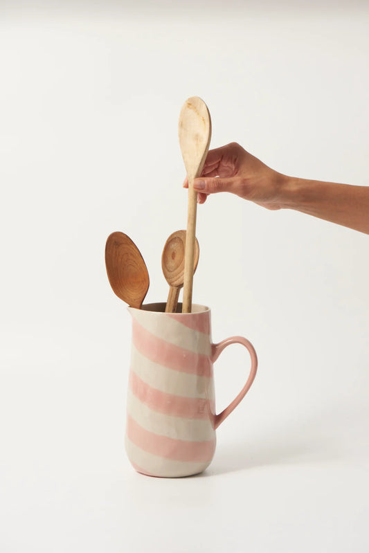 Cabana Stripe Jug- pink