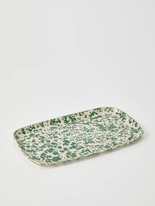 Pinchos Green Splatter Tray